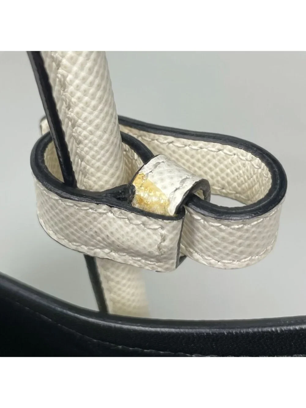 Prada Handbag Double Saffiano Leather White